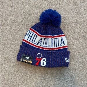 New Era Philadelphia Kids Beanie - Blue and Red